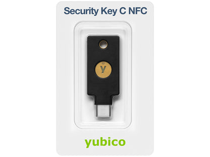 Varnostni ključ Yubico Security Key C NFC, FW 5.7, FIDO2 U2F, USB-C, črn