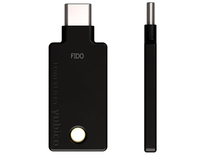 Varnostni ključ Yubico Security Key C NFC, FW 5.7, FIDO2 U2F, USB-C, črn