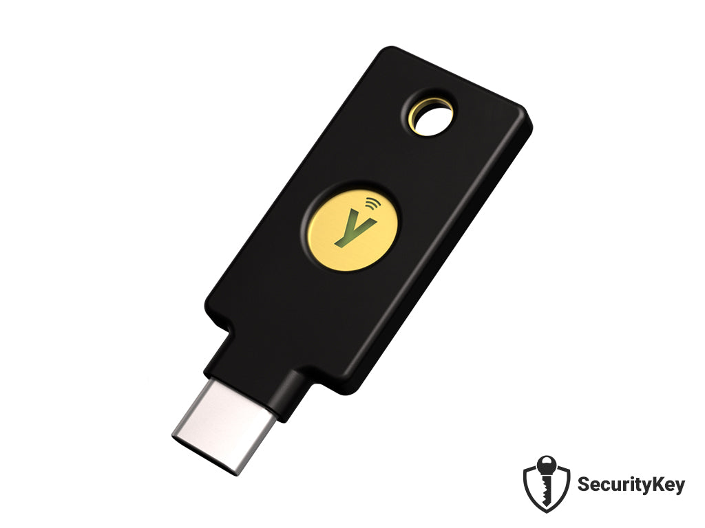 Varnostni ključ Yubico Security Key C NFC, FW 5.7, FIDO2 U2F, USB-C, črn