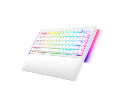Tipkovnica Razer BlackWidow V4 75%, bela, US SLO g.