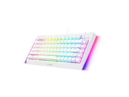Tipkovnica Razer BlackWidow V4 75%, bela, US SLO g.