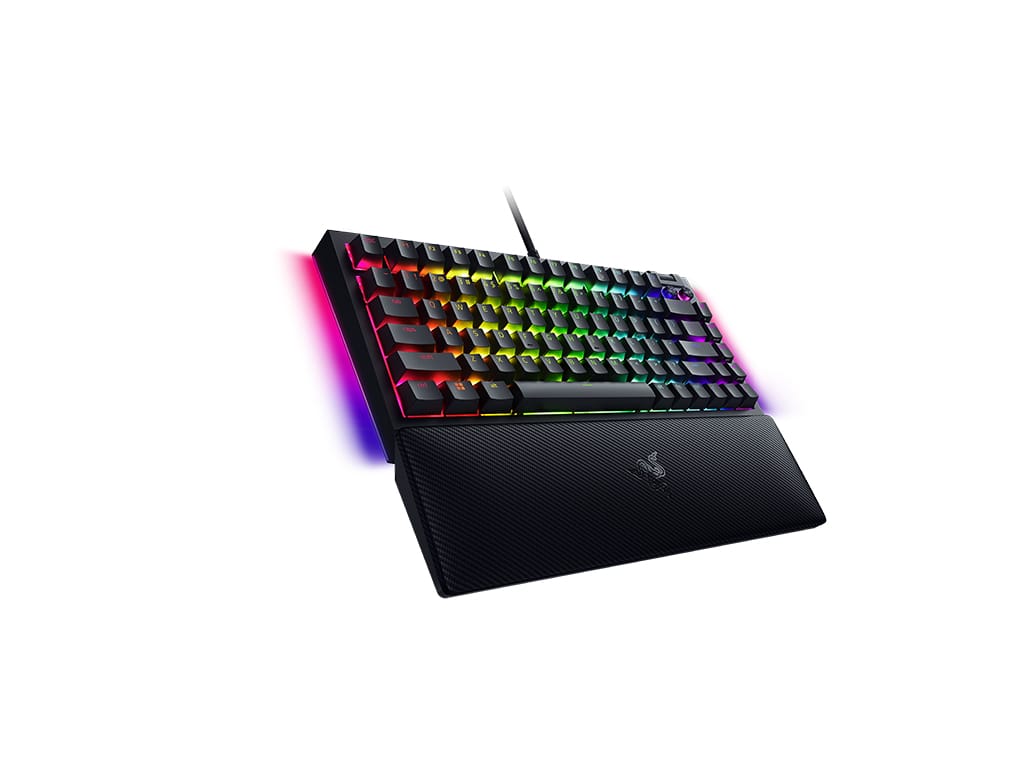Tipkovnica Razer BlackWidow V4 75%, črna, US SLO g.
