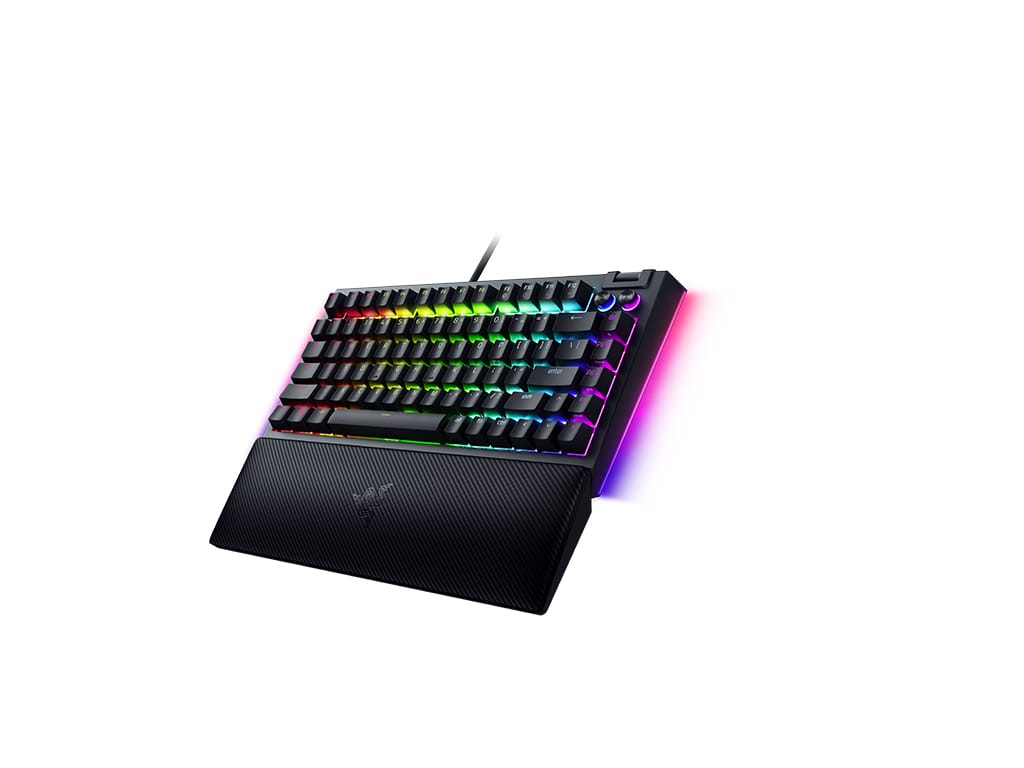 Tipkovnica Razer BlackWidow V4 75%, črna, US SLO g.