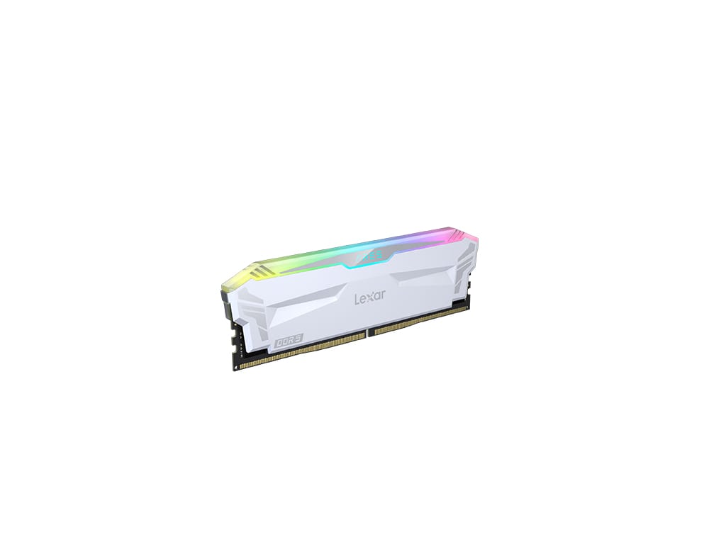 RAM DDR5 32GB Kit (2x 16GB) PC5-48000 6400MT/s CL32 1.4V, XMP, Lexar ARES RGB, bel