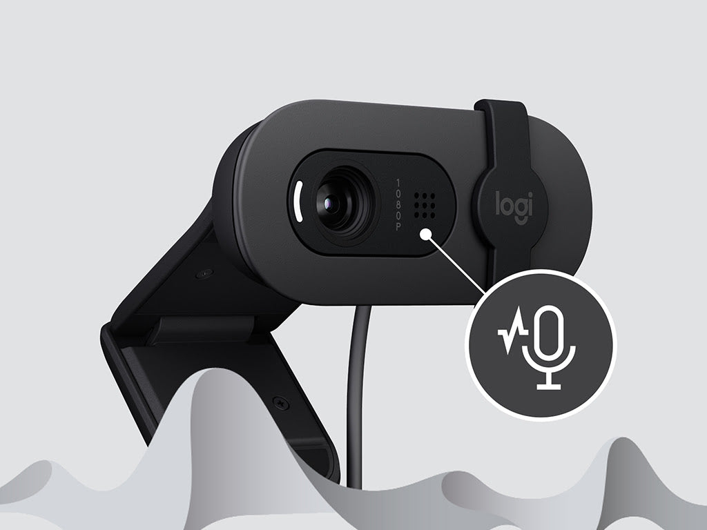 Kamera Logitech Brio 100, grafitna, USB