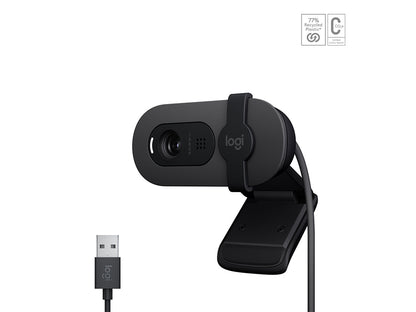 Kamera Logitech Brio 100, grafitna, USB