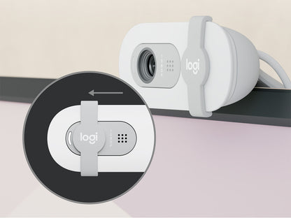 Kamera Logitech Brio 100, bela, USB