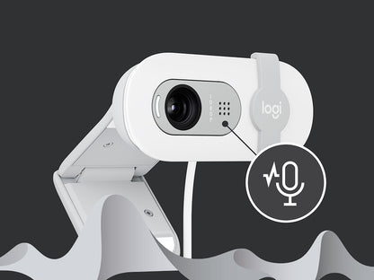 Kamera Logitech Brio 100, bela, USB