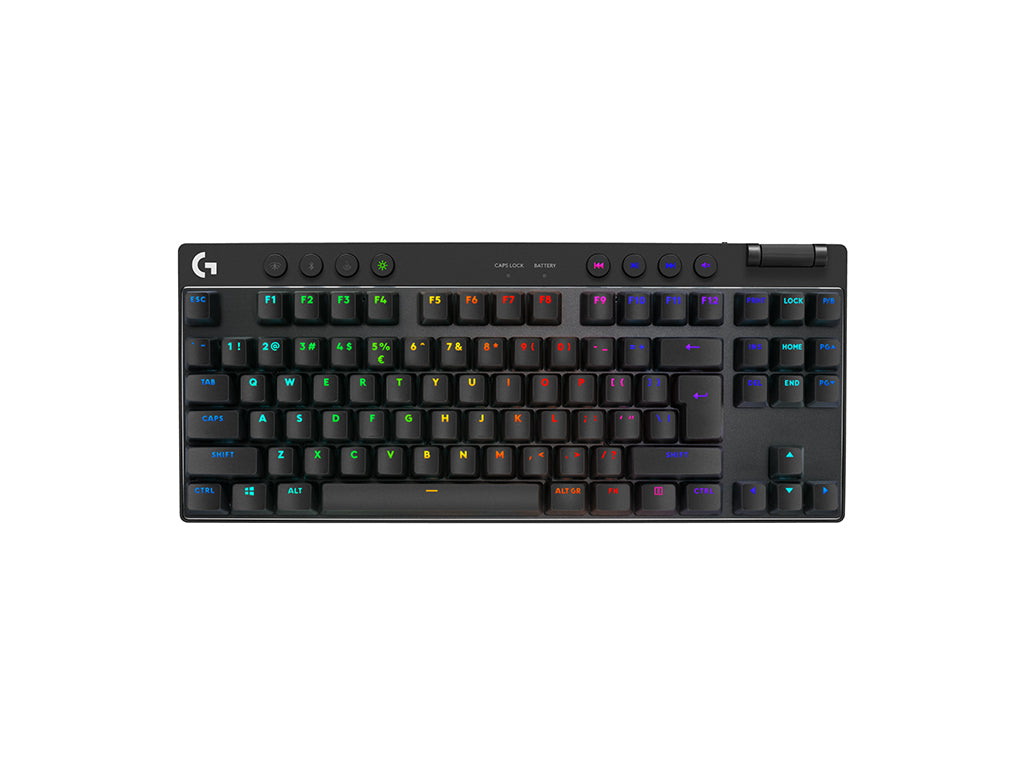 Tipkovnica Logitech G PRO X TKL Brown Tactile, Lightspeed, črna, USB, SLO g.