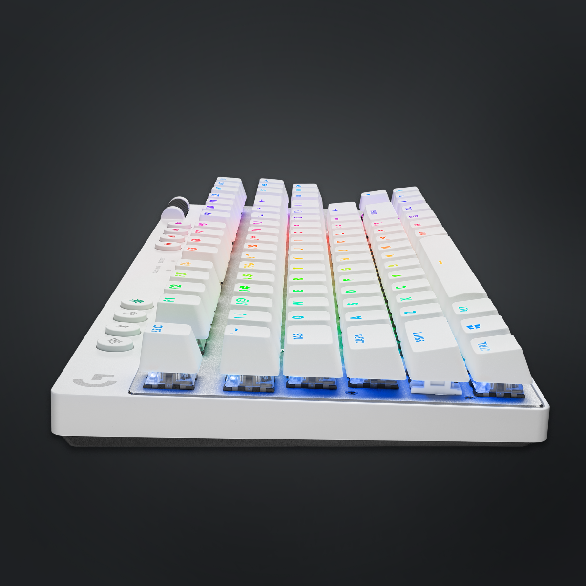Tipkovnica Logitech G PRO X TKL Brown Tactile, Lightspeed, bela, USB, SLO g.