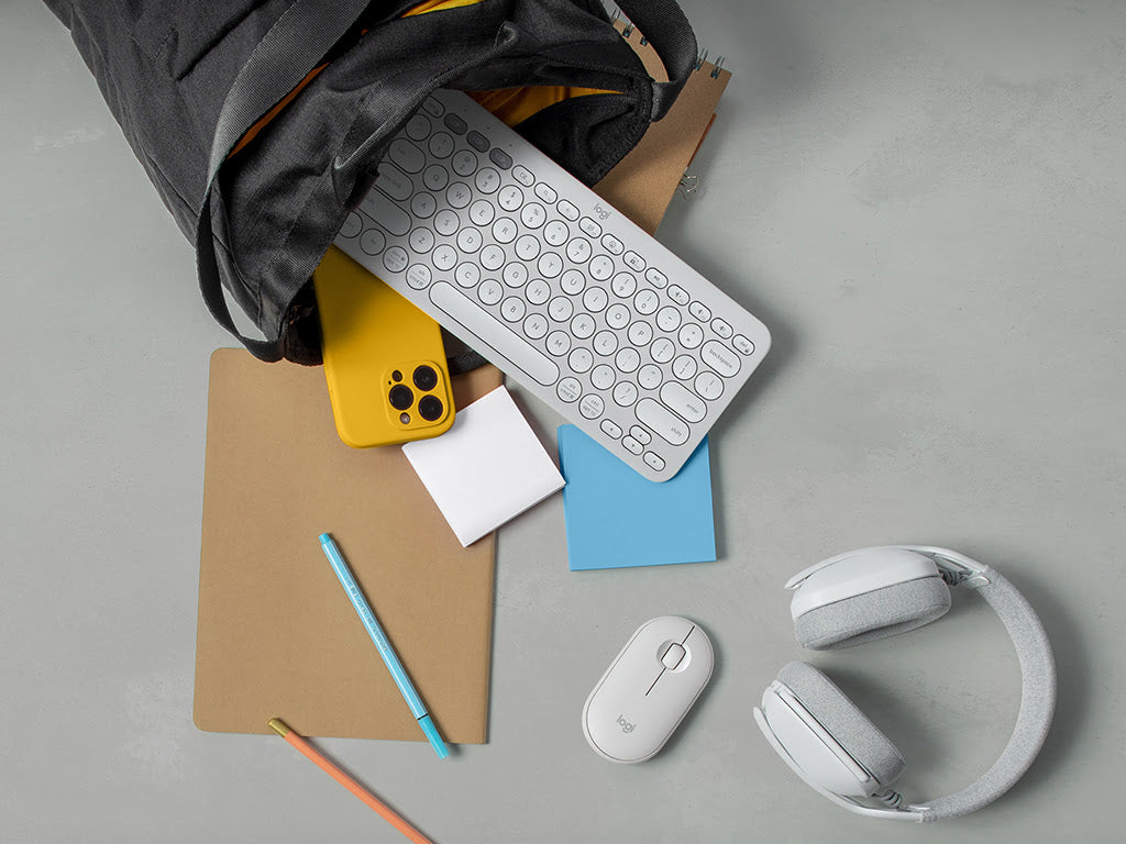 Miška Logitech Pebble 2 M350S Wireless, bela