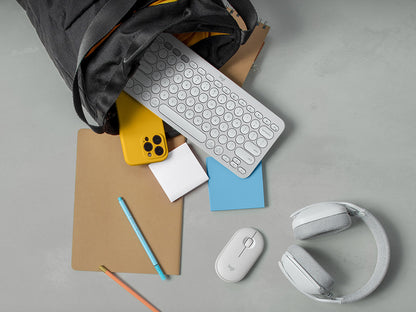 Miška Logitech Pebble 2 M350S Wireless, bela