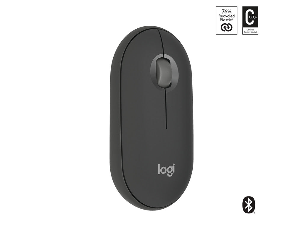 Miška Logitech Pebble 2 M350S Wireless, grafitna