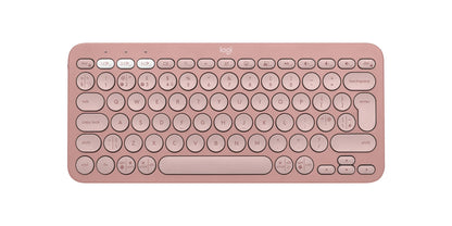 Tipkovnica Logitech Pebble Keys 2 K380s Multi-Device, roza, SLO g.