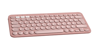 Tipkovnica Logitech Pebble Keys 2 K380s Multi-Device, roza, SLO g.