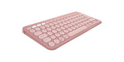 Tipkovnica Logitech Pebble Keys 2 K380s Multi-Device, roza, SLO g.