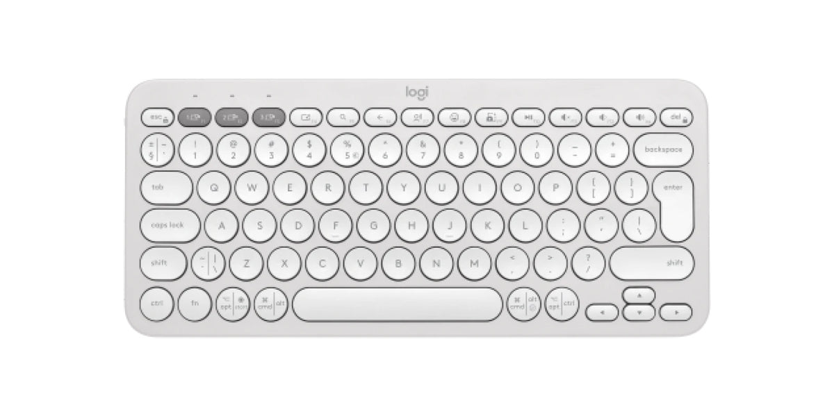 Tipkovnica Logitech Pebble Keys 2 K380s Multi-Device, bela, SLO g.