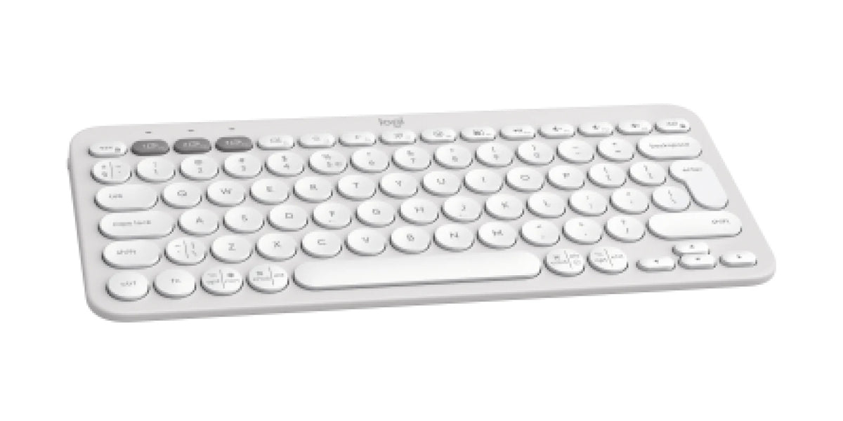 Tipkovnica Logitech Pebble Keys 2 K380s Multi-Device, bela, SLO g.
