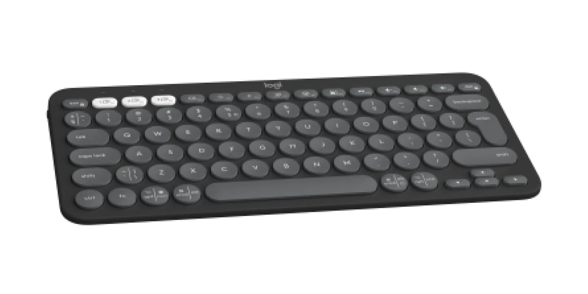 Tipkovnica Logitech Pebble Keys 2 K380s Multi-Device, grafitna, SLO g.