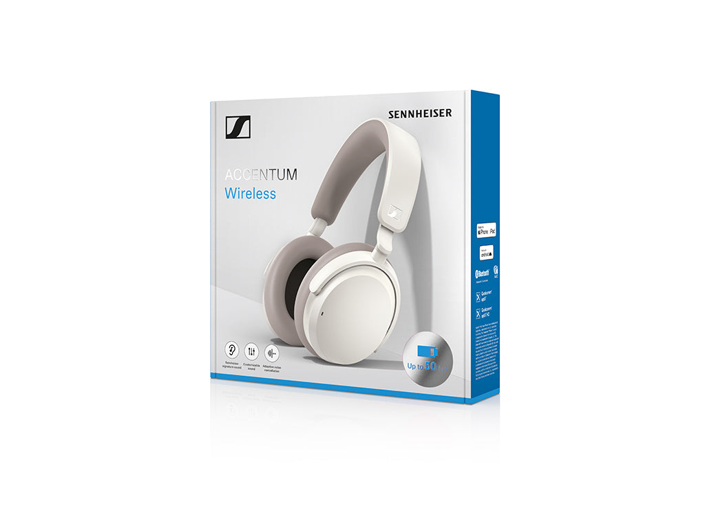 Slušalke Sennheiser ACCENTUM Wireless, ANC, bele