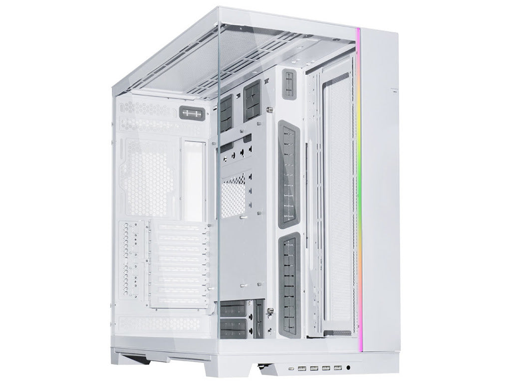 Računalniško ohišje Lian Li O11 Dynamic EVO XL, ATX, Big-Tower, kaljeno steklo, belo