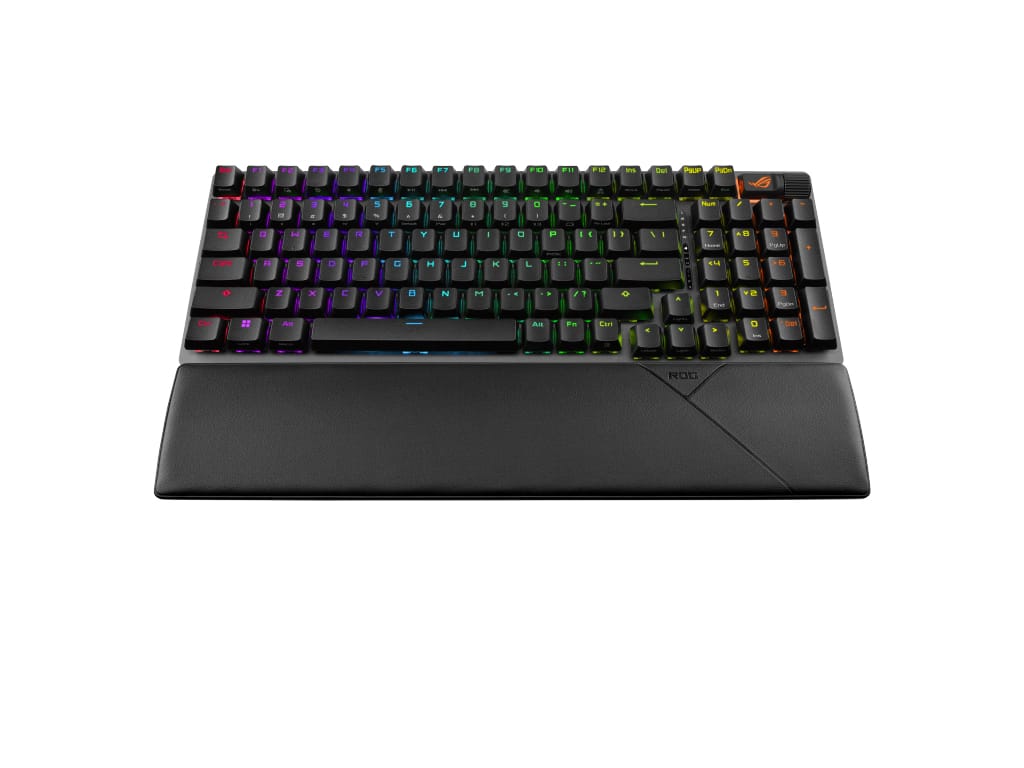 Tipkovnica ASUS ROG Strix Scope II 96 Wireless, ROG NX Snow, PBT, RGB, USB, US
