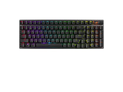 Tipkovnica ASUS ROG Strix Scope II 96 Wireless, ROG NX Snow, PBT, RGB, USB, US