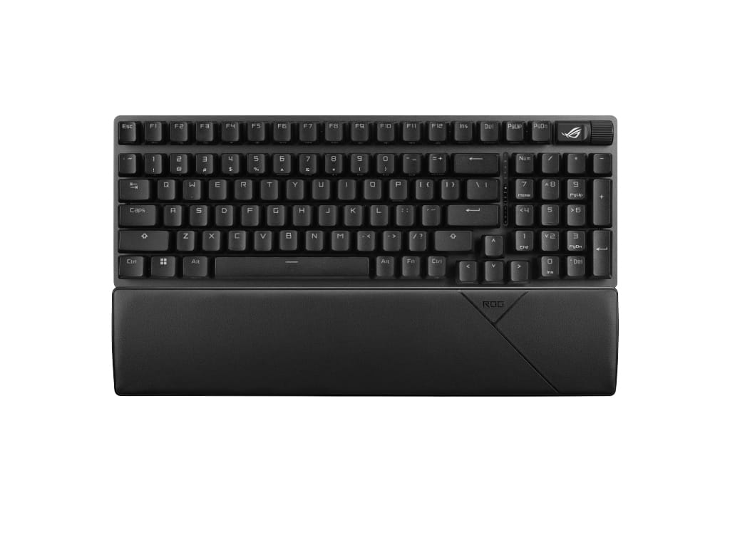 Tipkovnica ASUS ROG Strix Scope II 96 Wireless, ROG NX Snow, PBT, RGB, USB, US