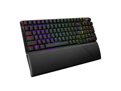 Tipkovnica ASUS ROG Strix Scope II 96 Wireless, ROG NX Snow, PBT, RGB, USB, US