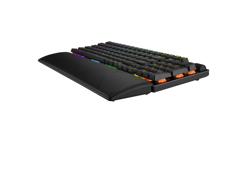 Tipkovnica ASUS ROG Strix Scope II 96 Wireless, ROG NX Snow, PBT, RGB, USB, US