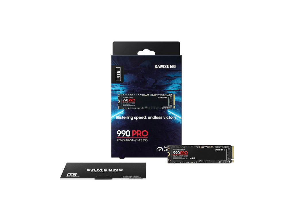 SSD 4TB M.2 80mm PCI-e 4.0 x4 NVMe, V-NAND, Samsung 990 PRO (MZ-V9P4T0BW)