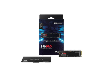 SSD 4TB M.2 80mm PCI-e 4.0 x4 NVMe, V-NAND, Samsung 990 PRO (MZ-V9P4T0BW)