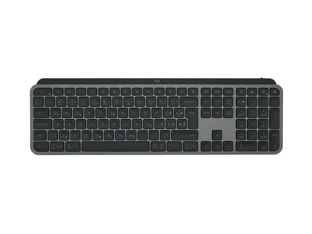 Tipkovnica in miška Logitech MX Keys S COMBO, grafitna, SLO g.