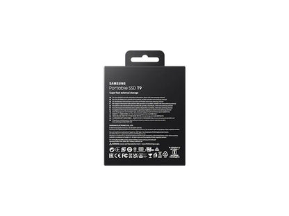 Zunanji SSD 4TB Type-C USB 3.2 Gen2x2 V-NAND UASP, Samsung T9, črn (MU-PG4T0B/EU)