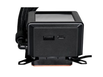 Komplet za tekočinsko hlajenje AIO Liquid Cooler Lian Li GALAHAD II LCD 280, ARGB, črn