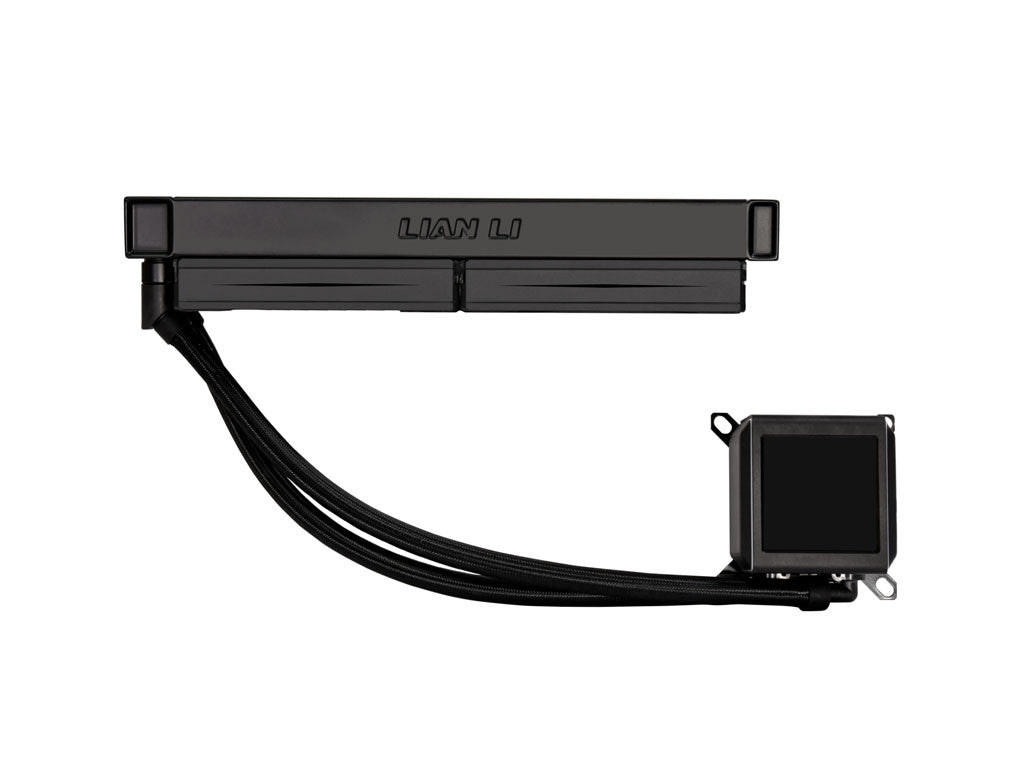 Komplet za tekočinsko hlajenje AIO Liquid Cooler Lian Li GALAHAD II LCD 280, ARGB, črn