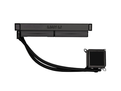 Komplet za tekočinsko hlajenje AIO Liquid Cooler Lian Li GALAHAD II LCD 280, ARGB, črn