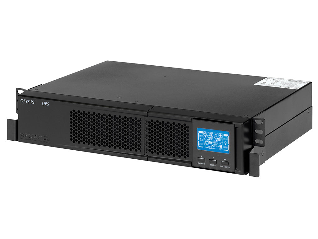 UPS SOCOMEC Ofys RT 3000VA, 2700W, On-line, sinusni izhodni signal, USB, LCD
