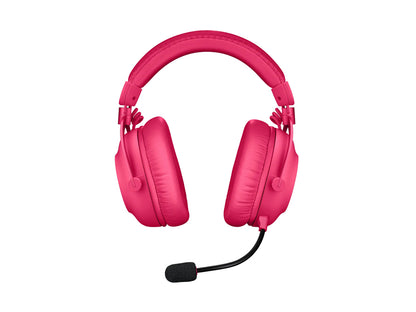 Slušalke Logitech G PRO X 2 LIGHTSPEED Wireless Gaming, roza