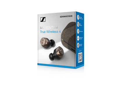 Slušalke Sennheiser MOMENTUM True Wireless 4, In-Ear, ANC, črne/baker