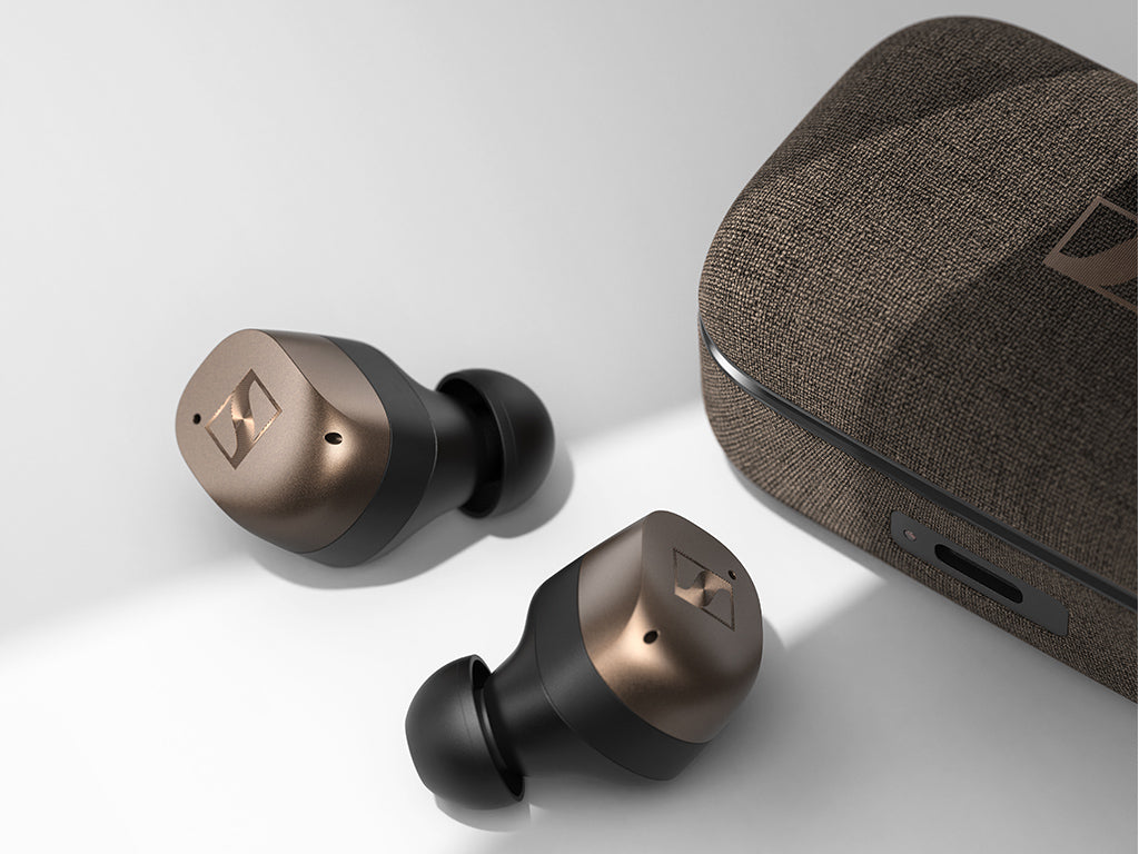 Slušalke Sennheiser MOMENTUM True Wireless 4, In-Ear, ANC, črne/baker