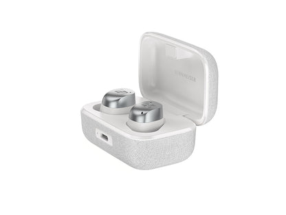Slušalke Sennheiser MOMENTUM True Wireless 4, In-Ear, ANC, bele/srebrne