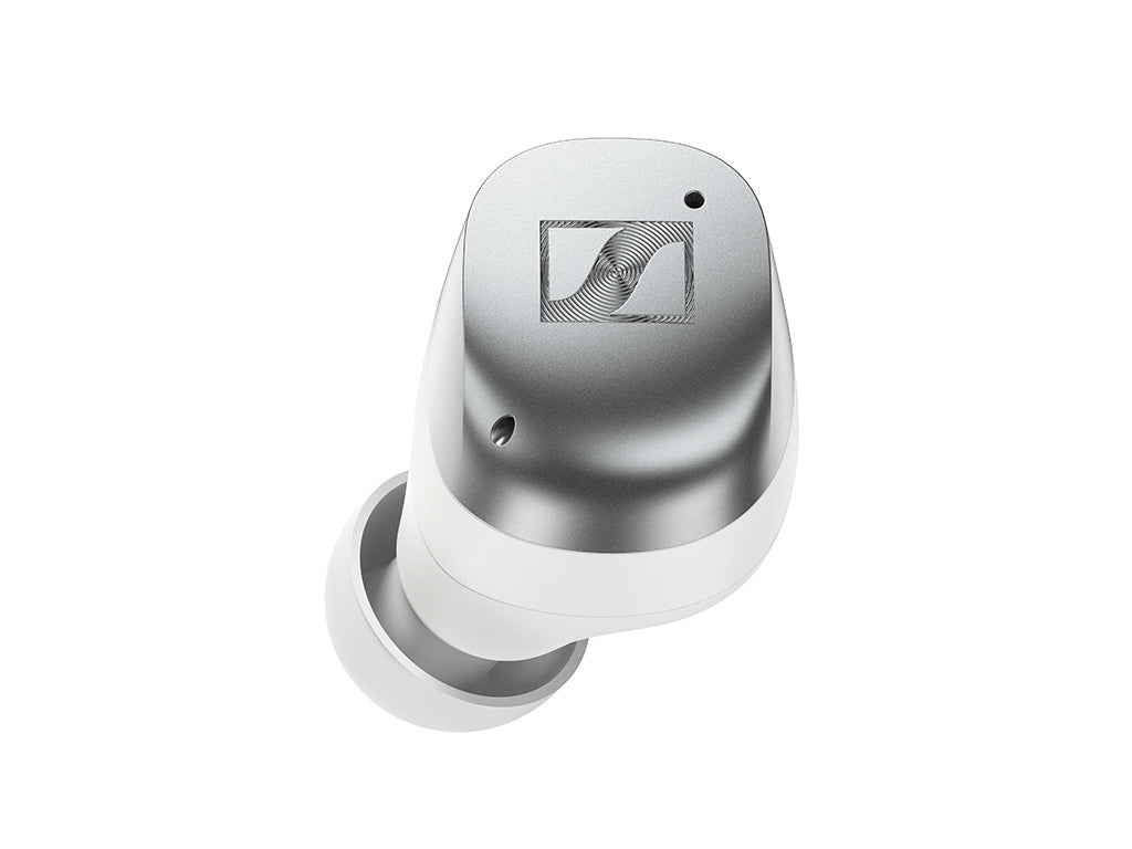 Slušalke Sennheiser MOMENTUM True Wireless 4, In-Ear, ANC, bele/srebrne