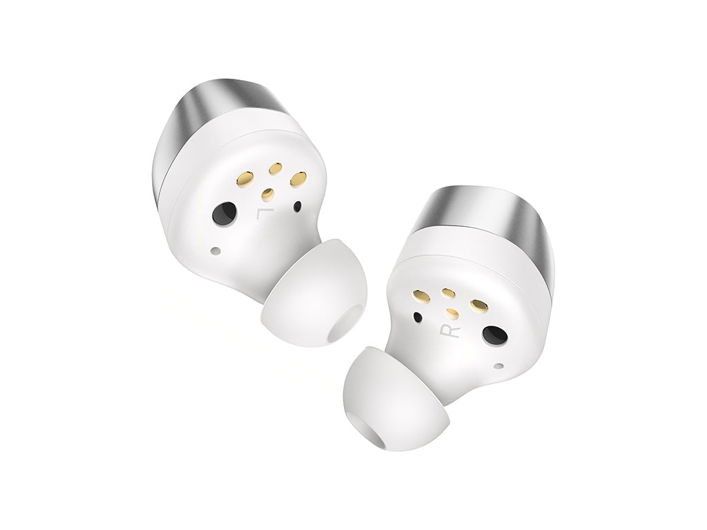 Slušalke Sennheiser MOMENTUM True Wireless 4, In-Ear, ANC, bele/srebrne