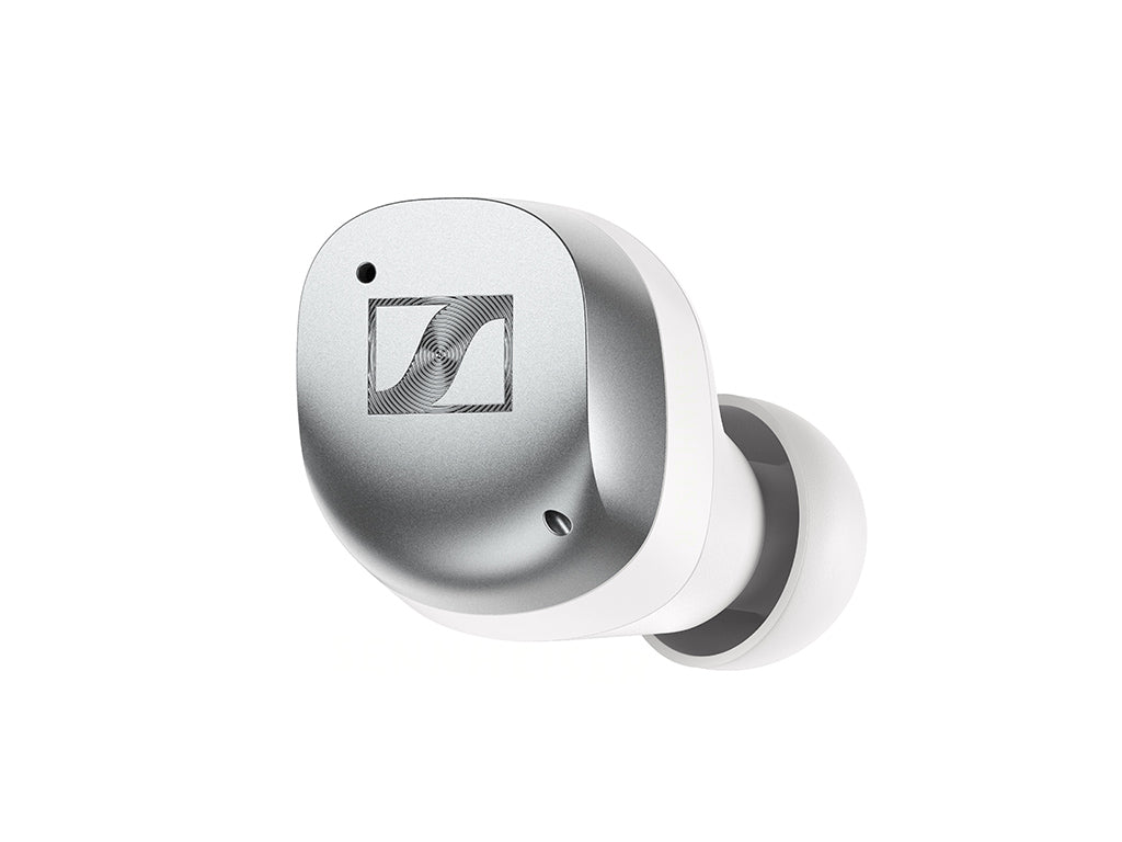 Slušalke Sennheiser MOMENTUM True Wireless 4, In-Ear, ANC, bele/srebrne