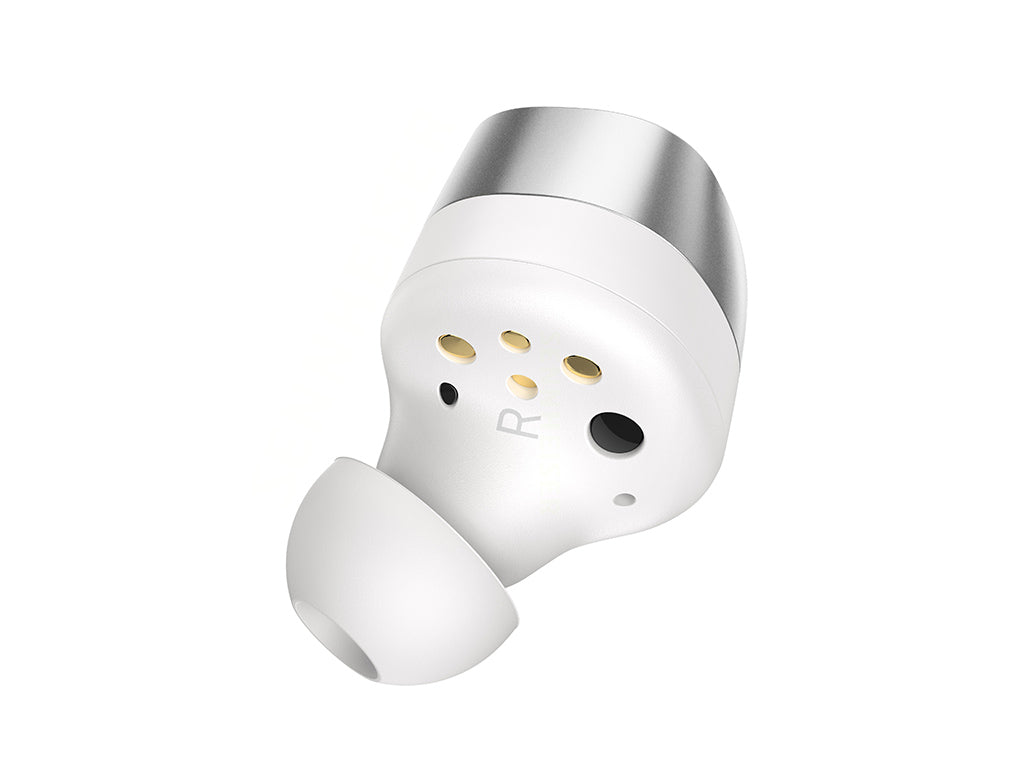 Slušalke Sennheiser MOMENTUM True Wireless 4, In-Ear, ANC, bele/srebrne