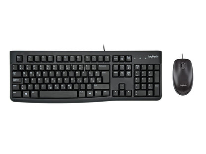Tipkovnica in miška Logitech Desktop MK120, USB, SLO