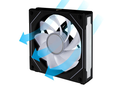 Ventilator za ohišje Lian Li UNI FAN SL-INF 120 Reverse Blade, ARGB, PWM, 120mm, črn