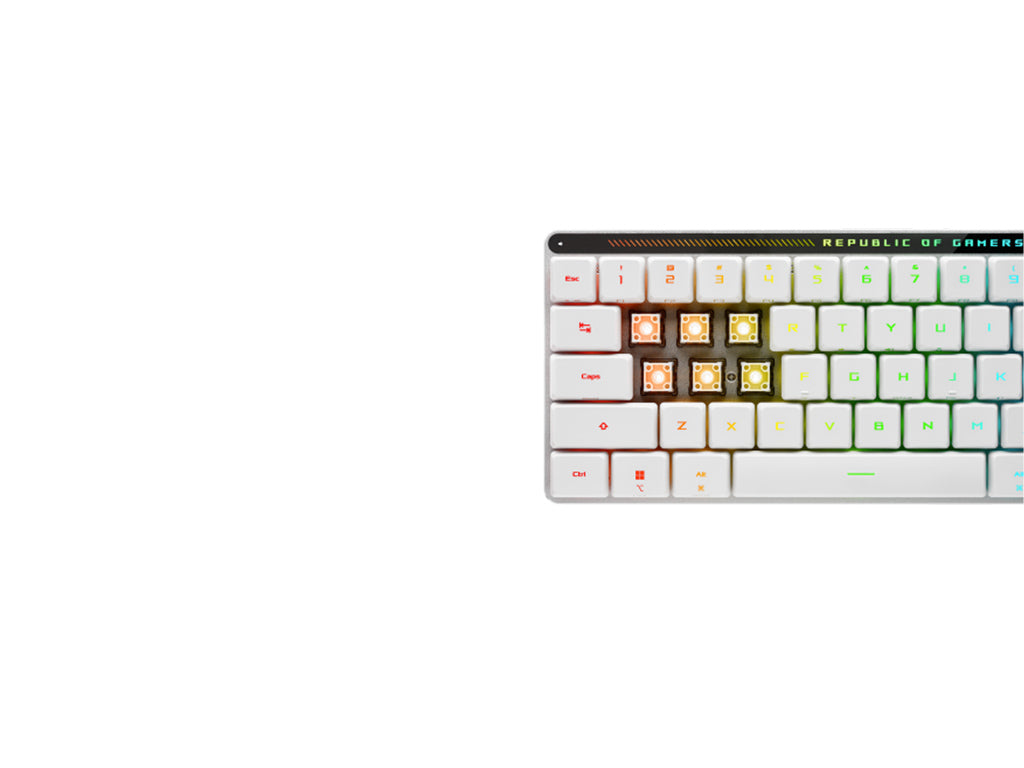 Tipkovnica ASUS ROG Falchion RX Low Profile, ROG RX Red nizka stikala, RGB, USB, US SLO g.