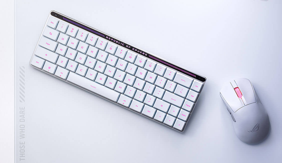 Tipkovnica ASUS ROG Falchion RX Low Profile, ROG RX Red nizka stikala, RGB, USB, US SLO g.